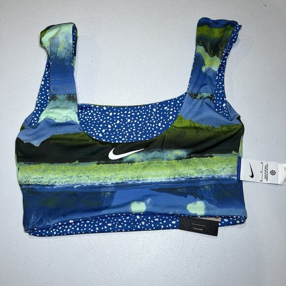 Nike Adventure Reversible Swim Crop Top Size Medium New With Tags $54 - Picture 3 of 6